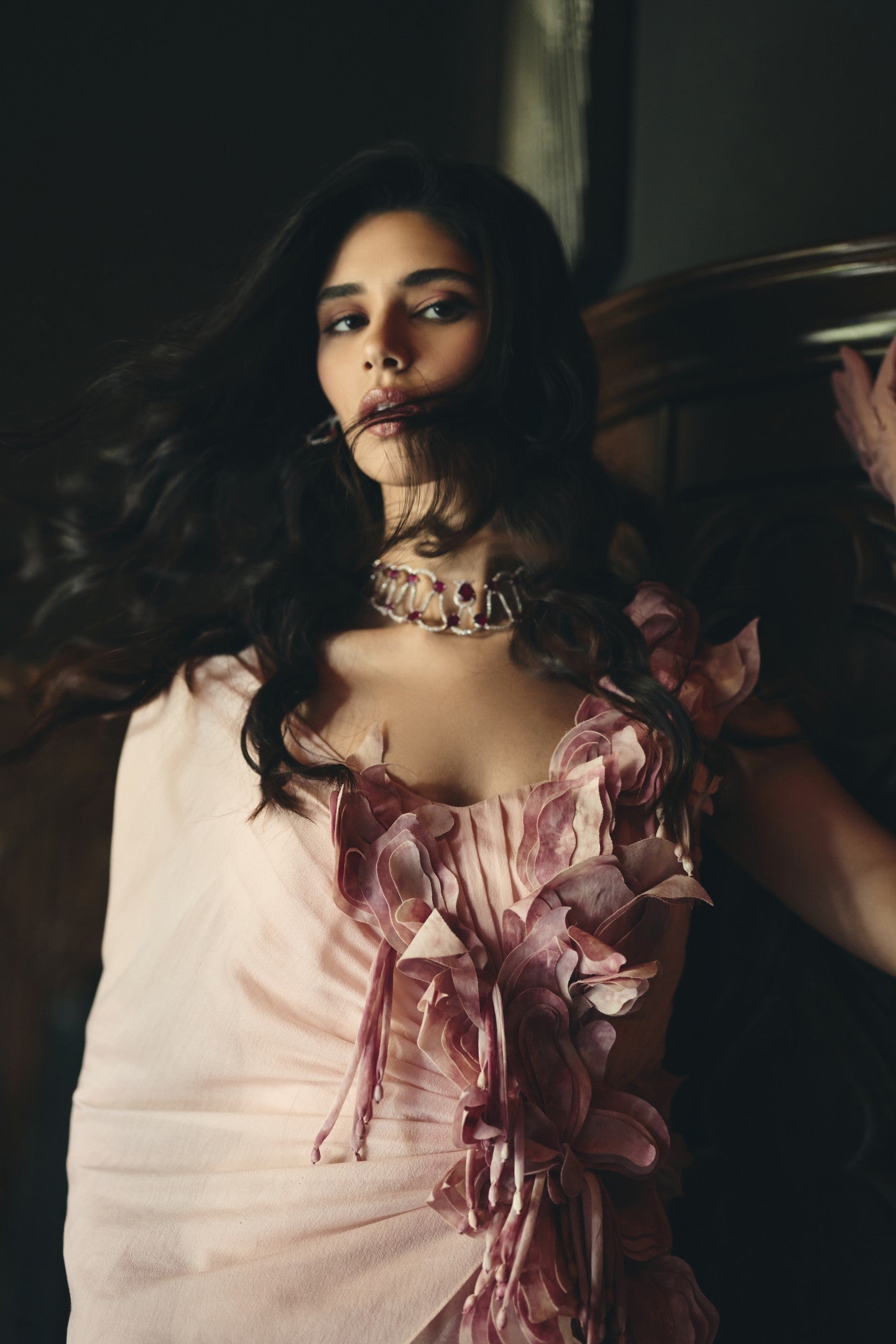 Petal Wrap Gown