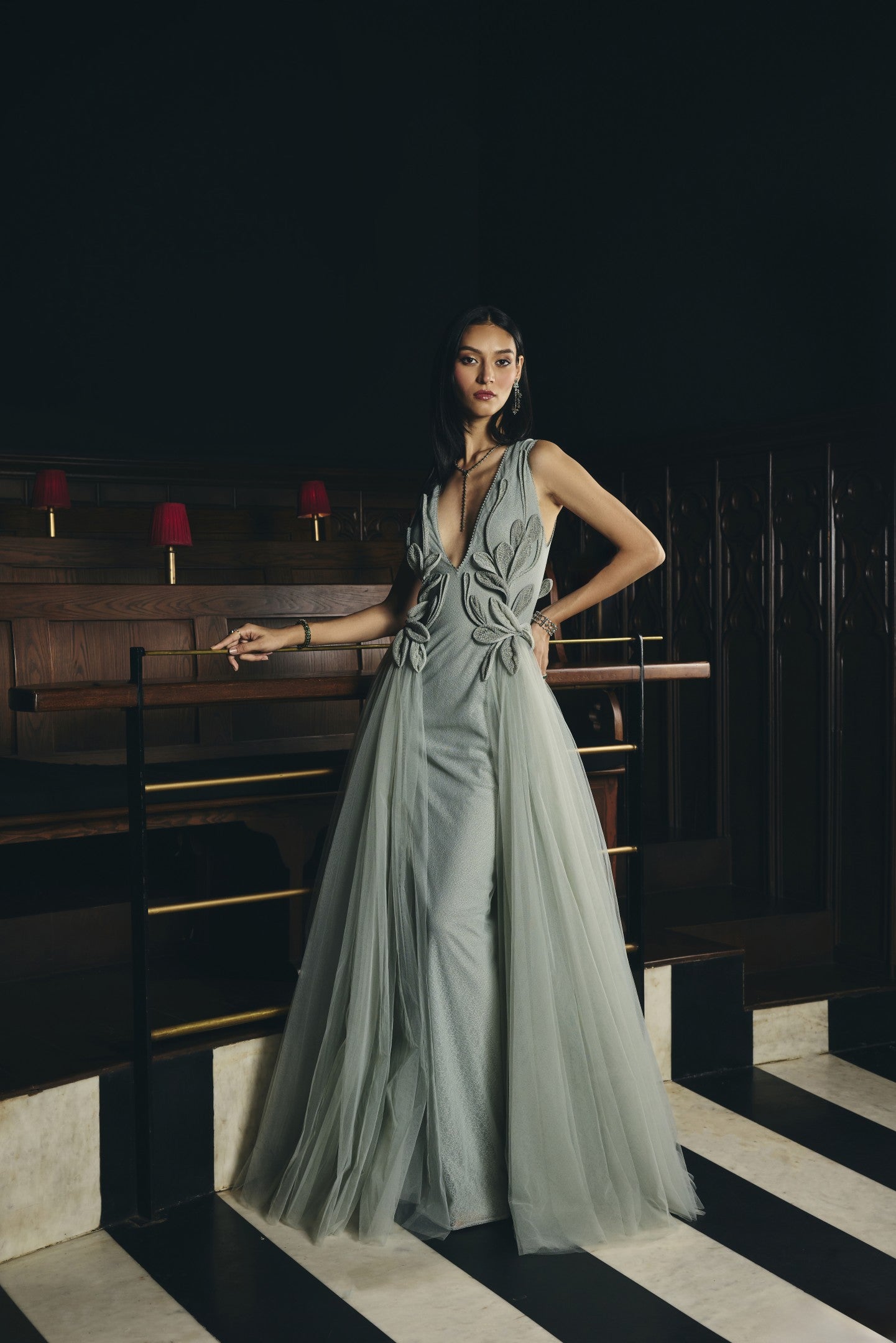 Soft Applique Gown
