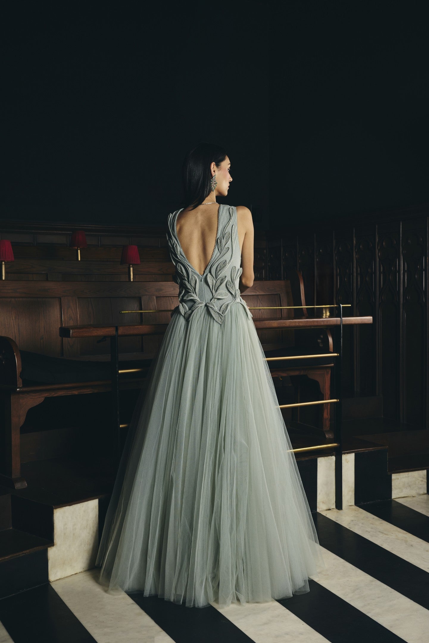 Soft Applique Gown