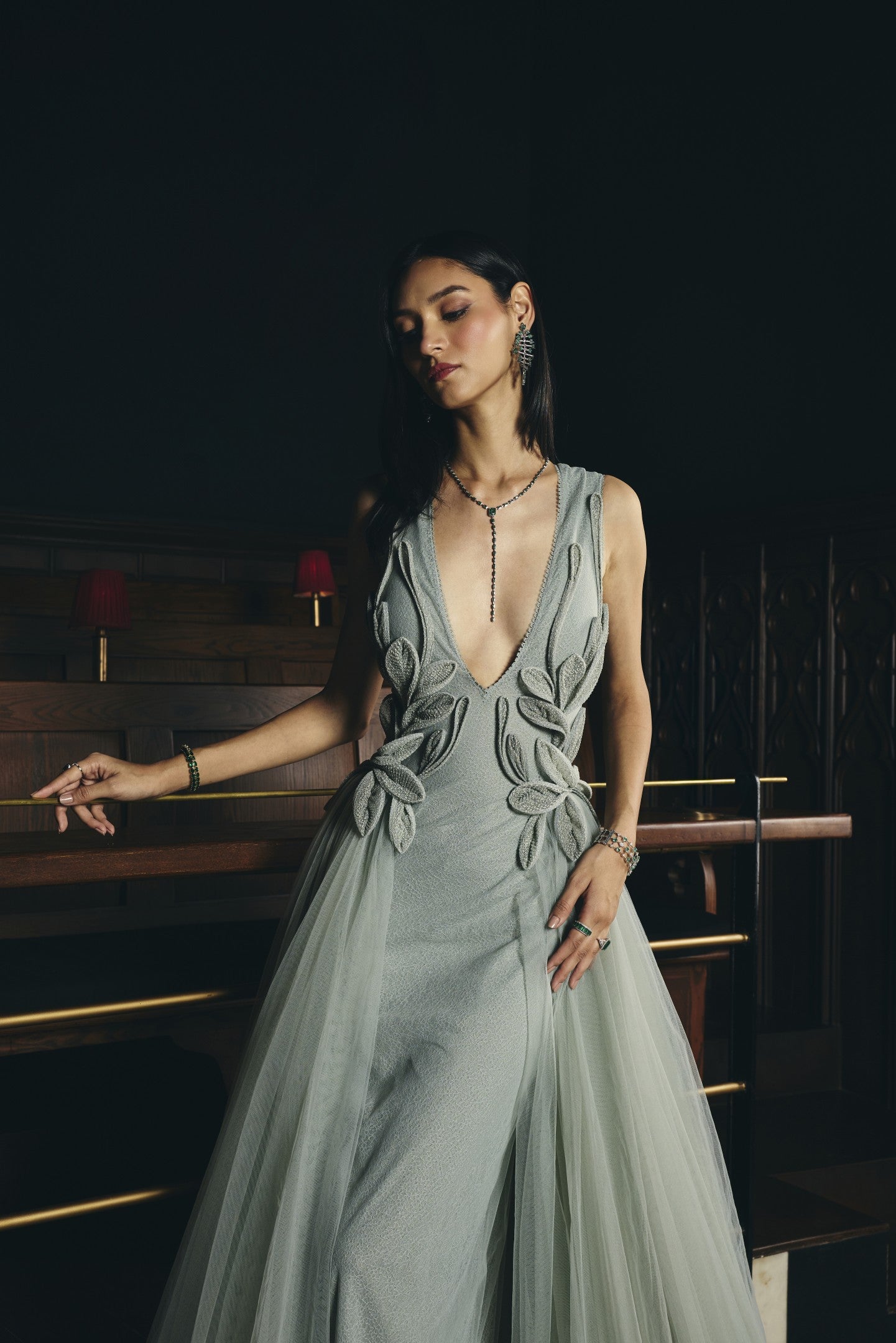 Soft Applique Gown