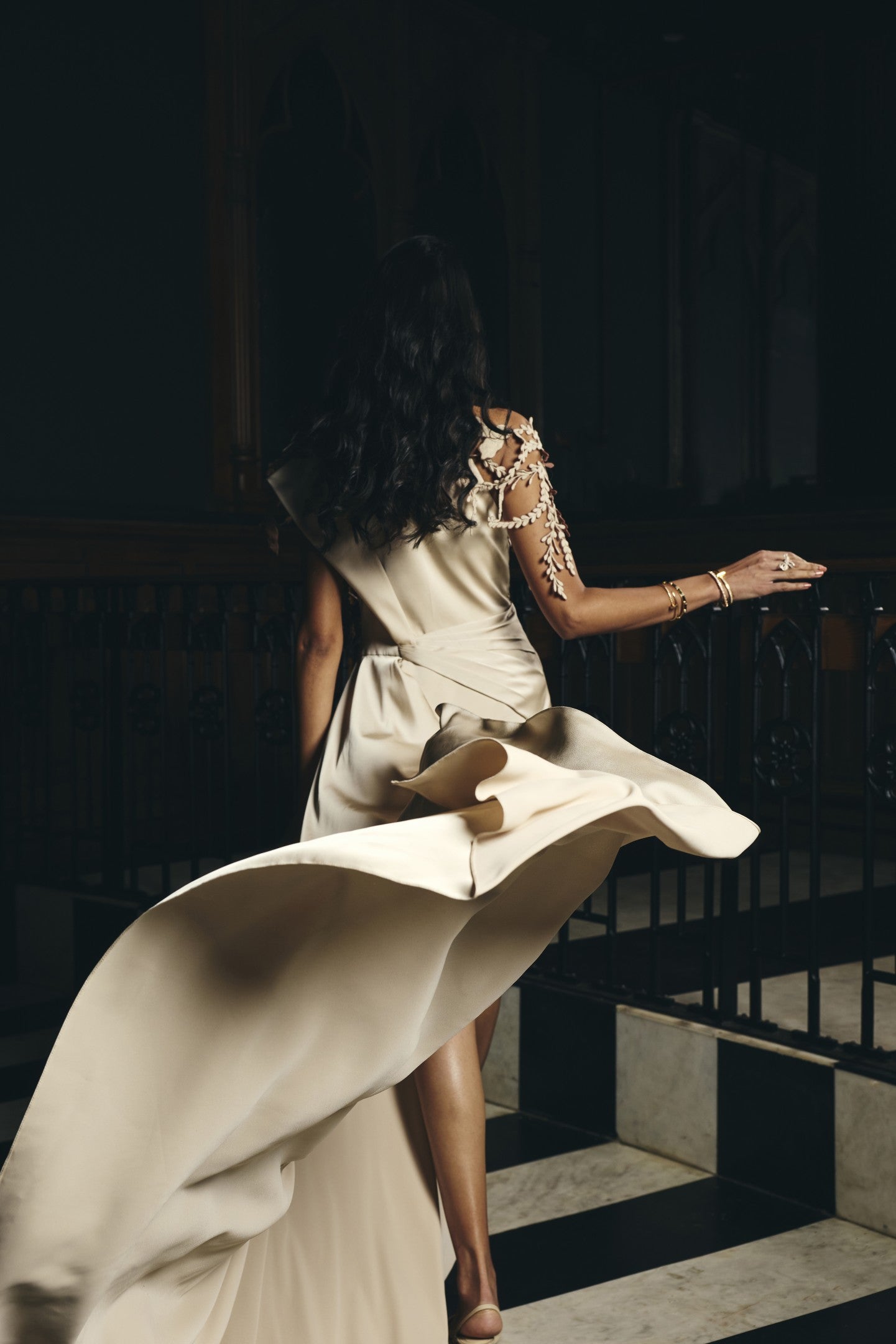 Draped Panel Dress