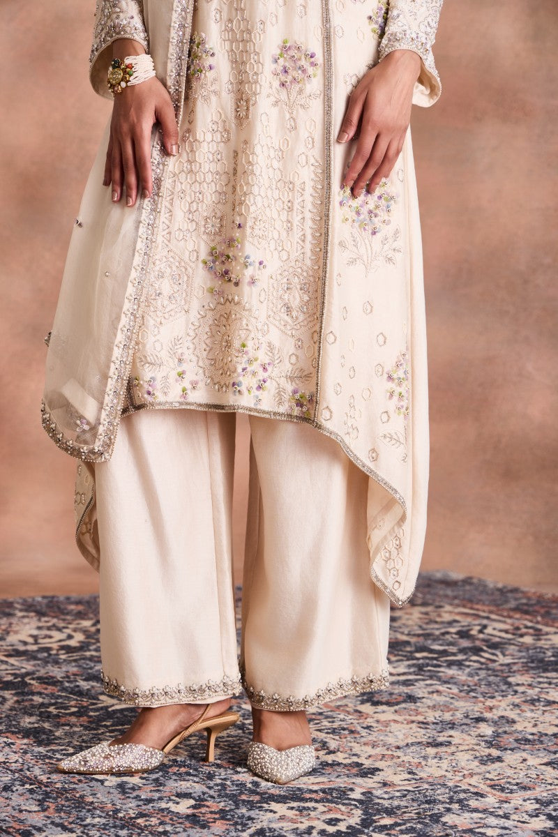 Floral embroirdered  kurta set