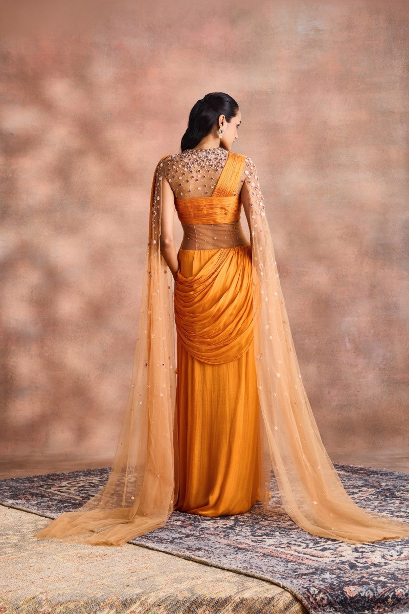 Fluid Drape Gown