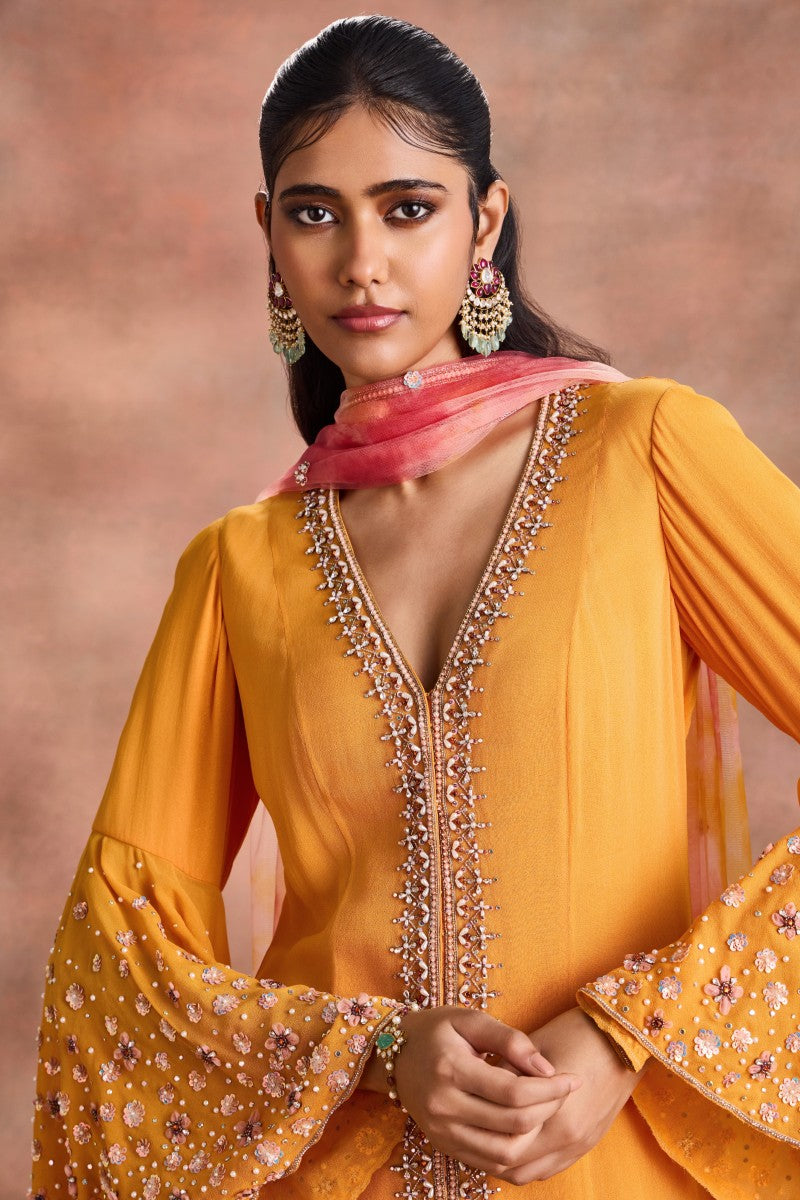 Embelished kurta Set