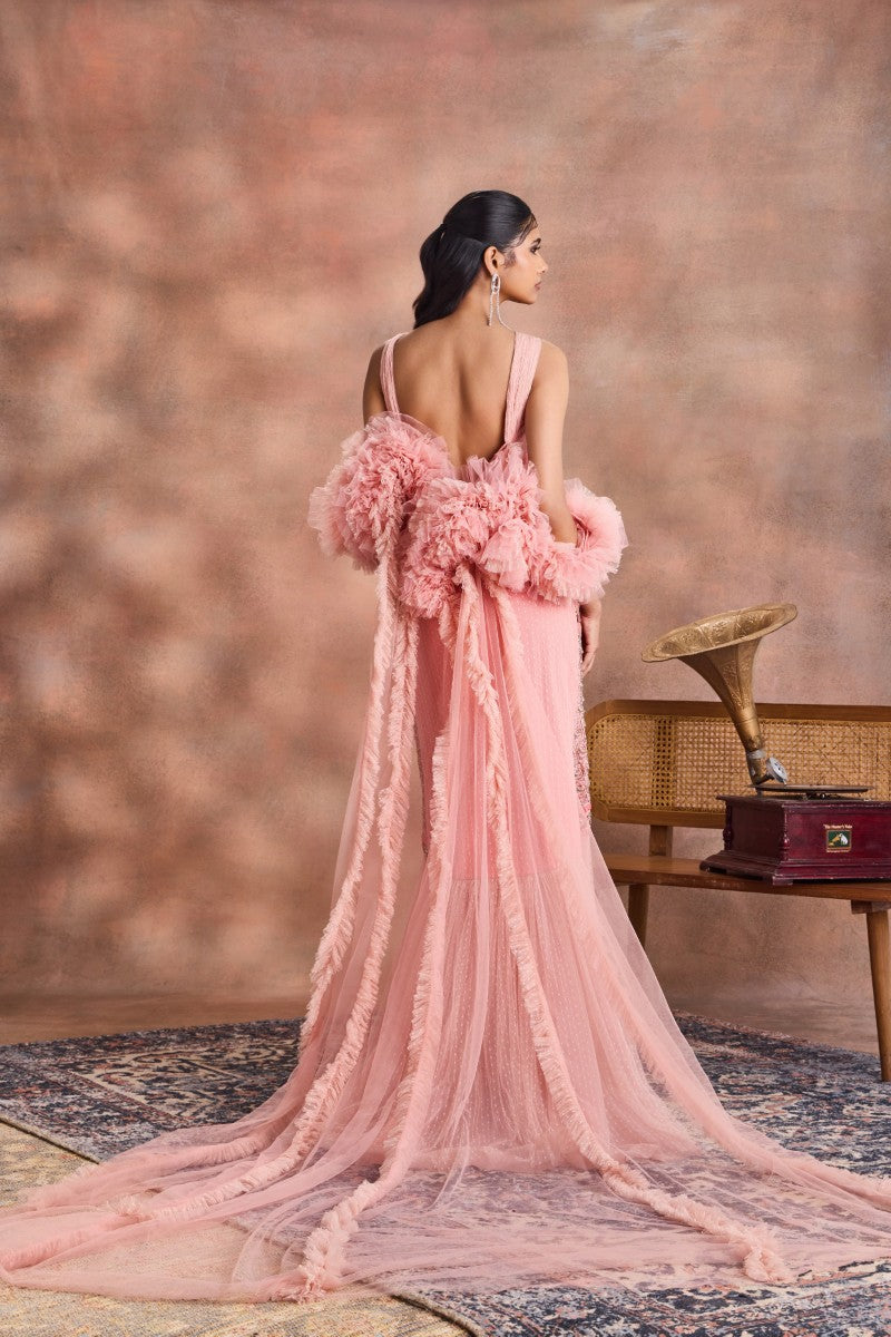 Petal Curve Gown