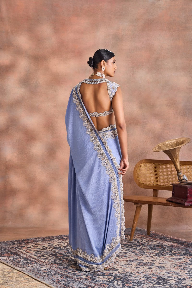 Scalloped Edge Saree