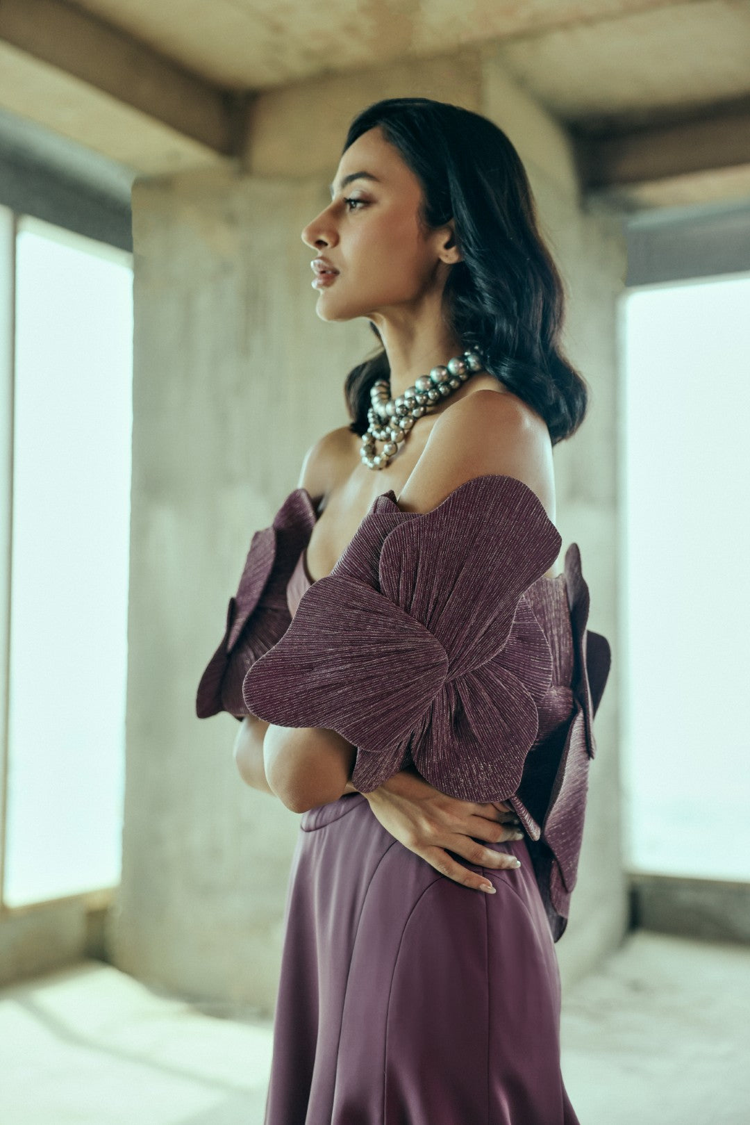 Petal Sculpted Gown