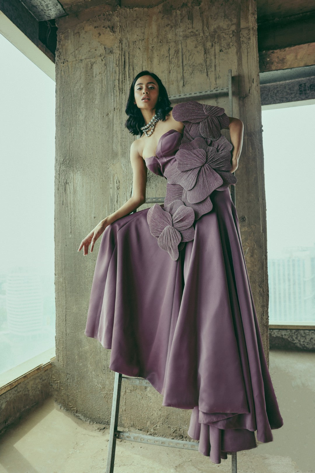 Petal Sculpted Gown