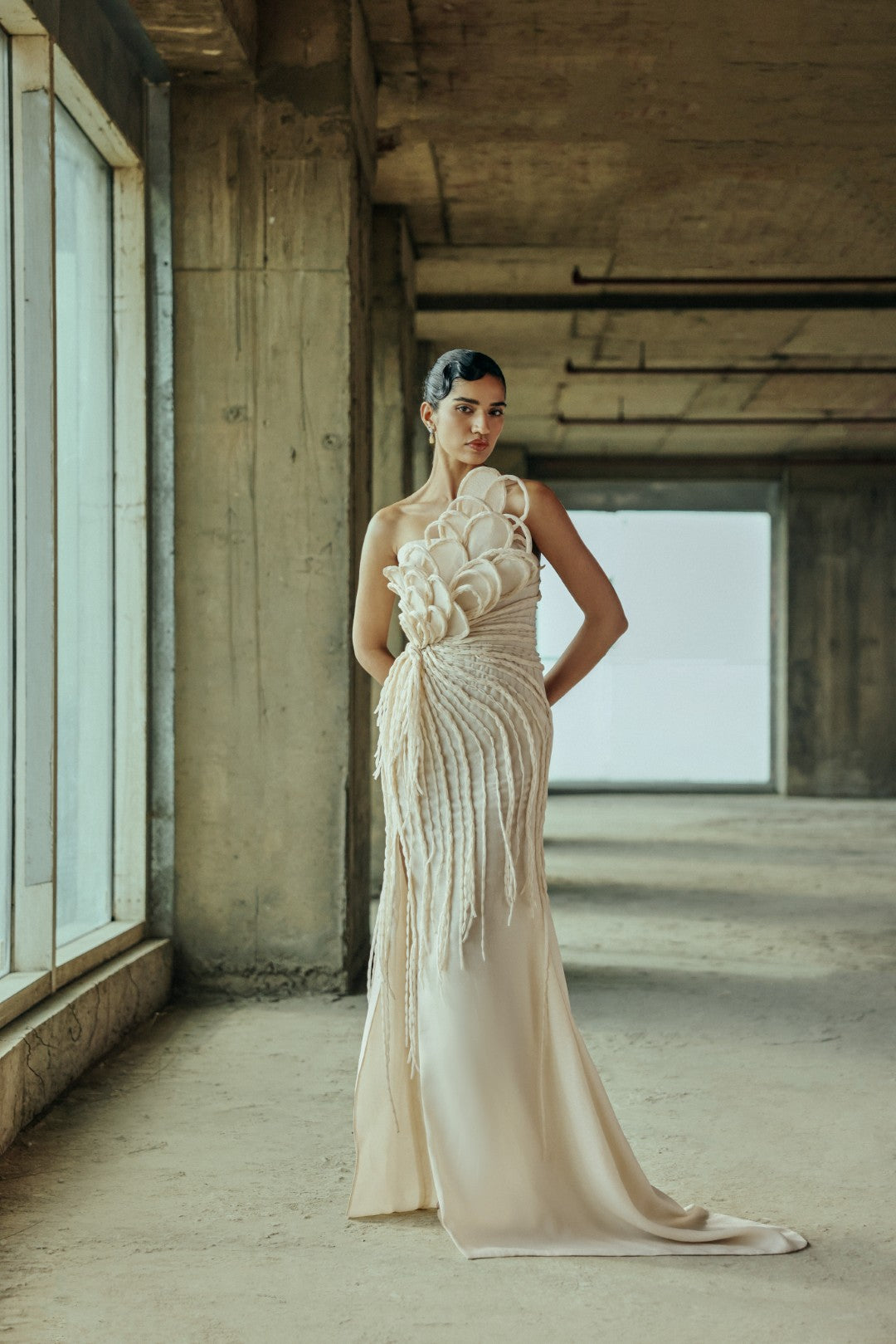 Layered Petal Gown