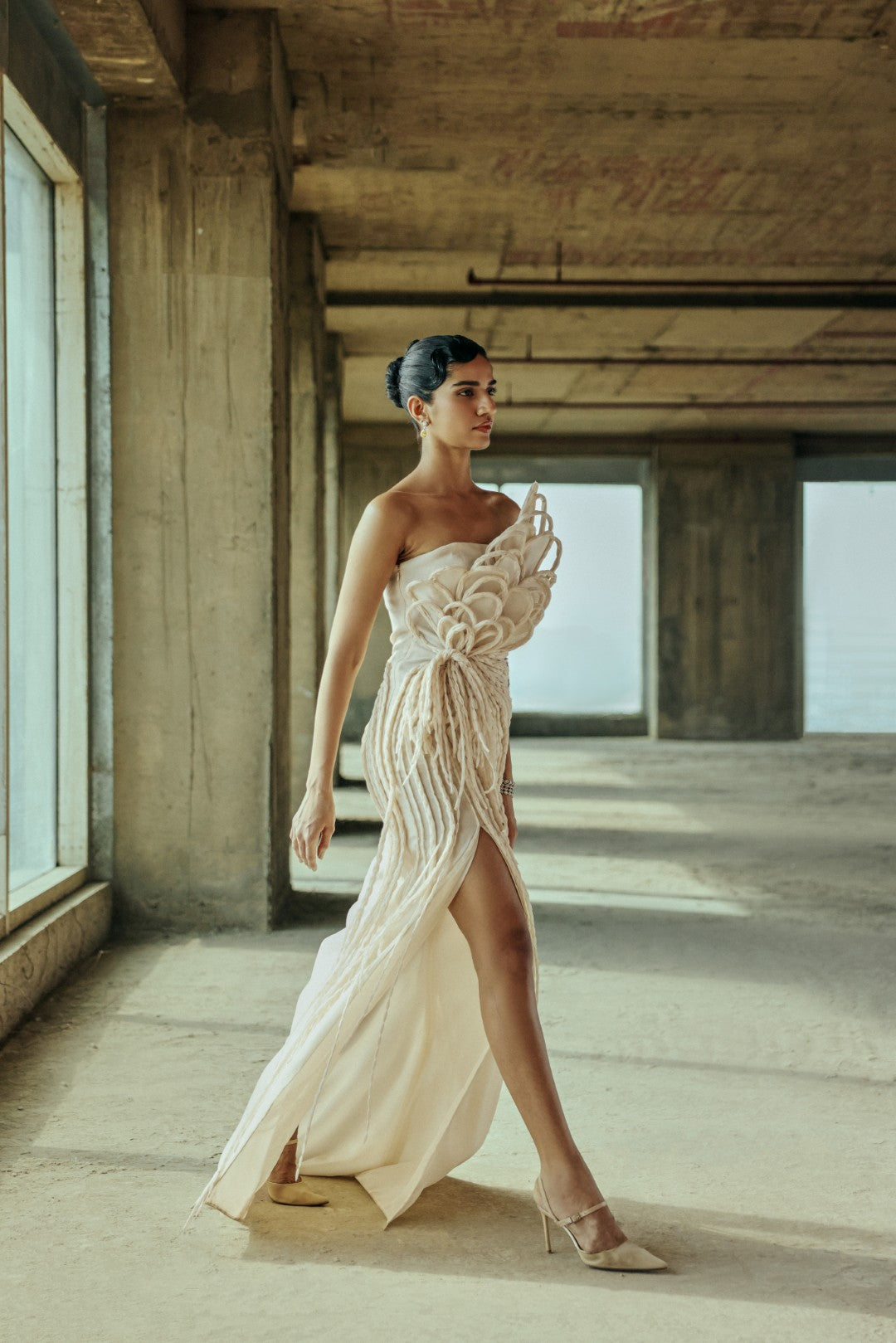Layered Petal Gown