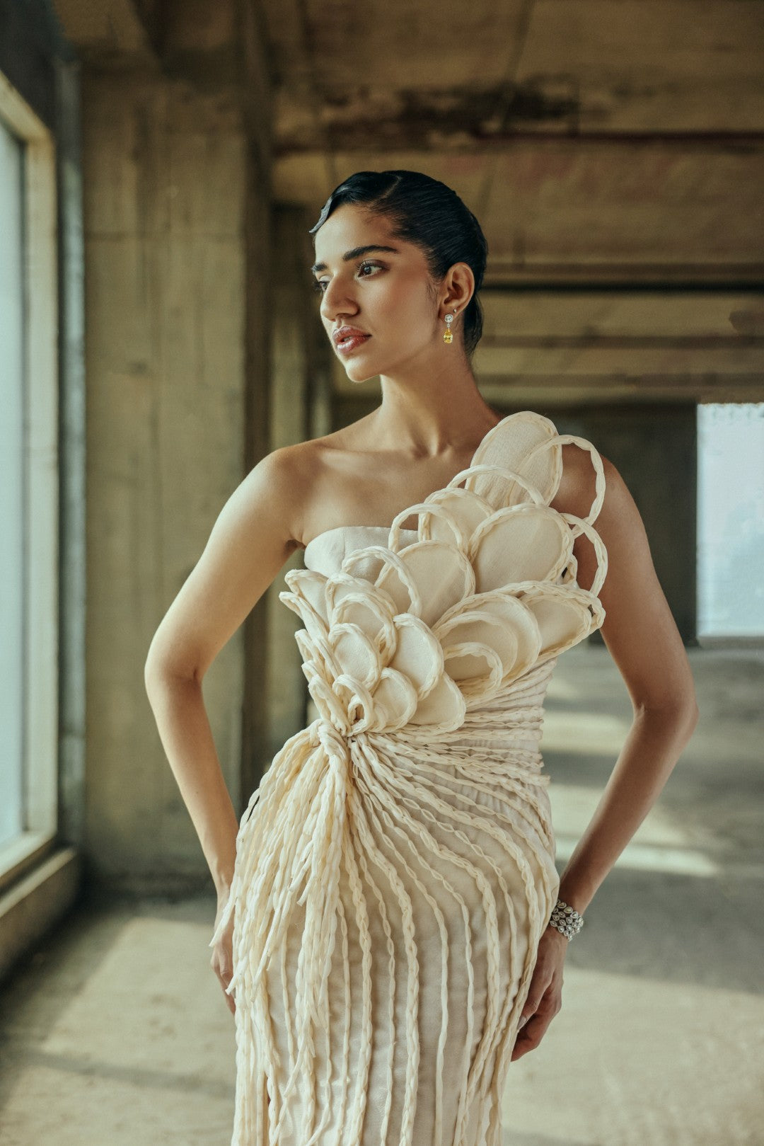 Layered Petal Gown
