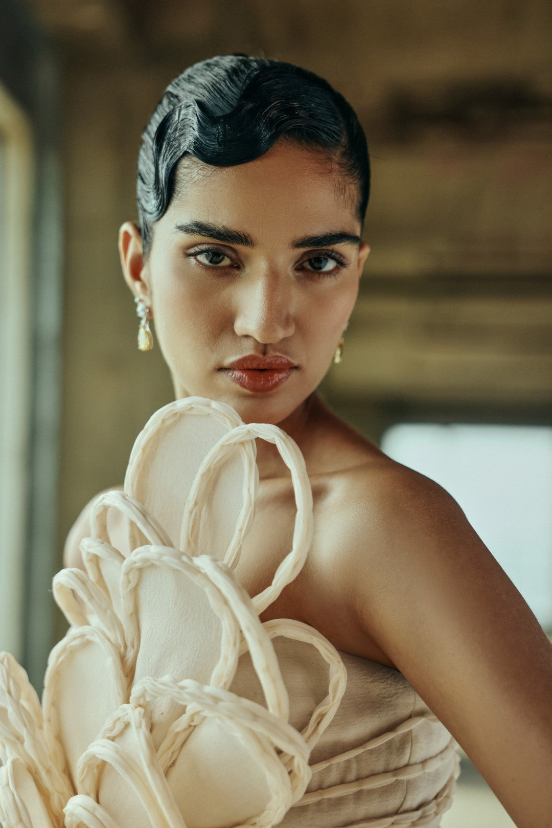 Layered Petal Gown