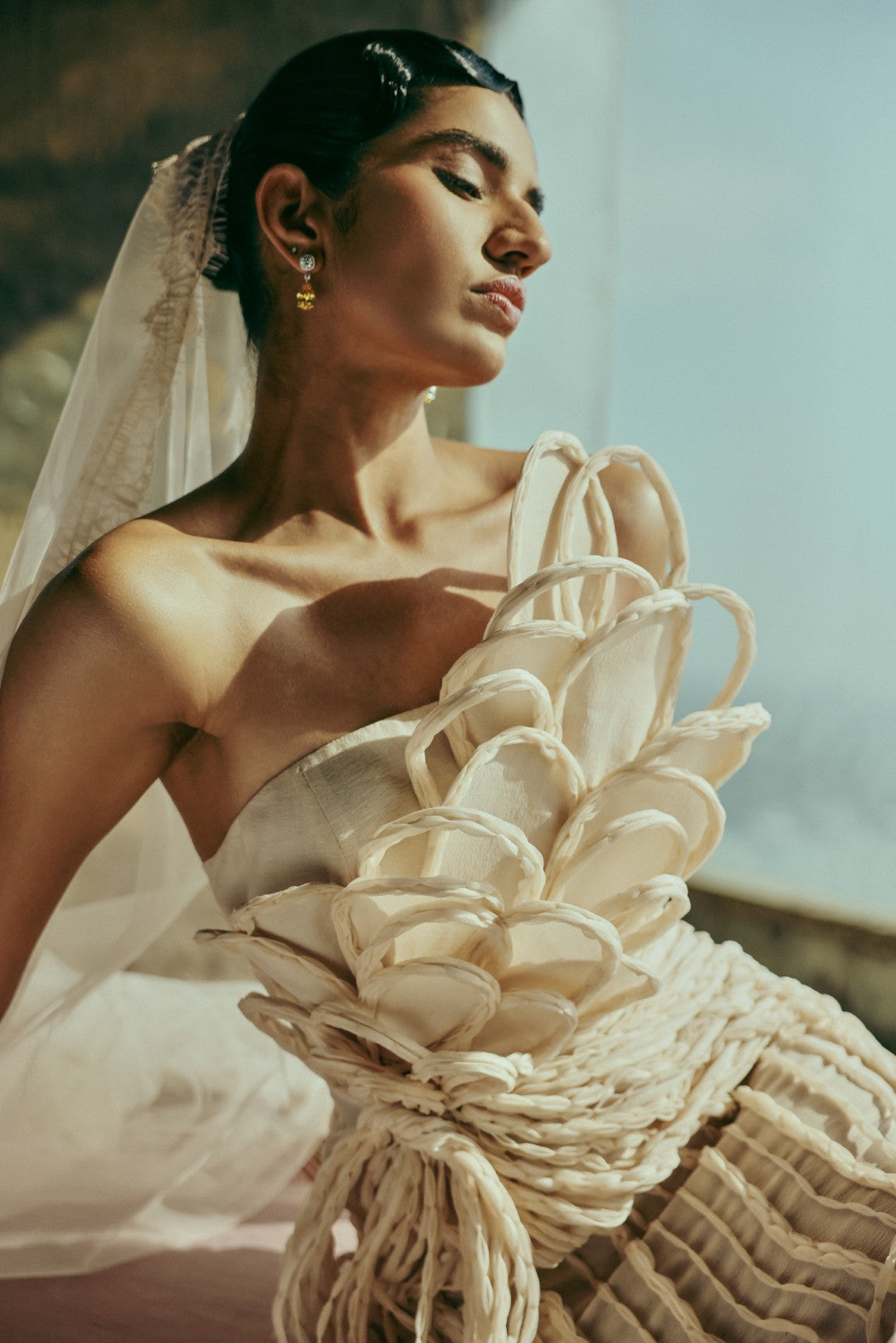 Layered Petal Gown