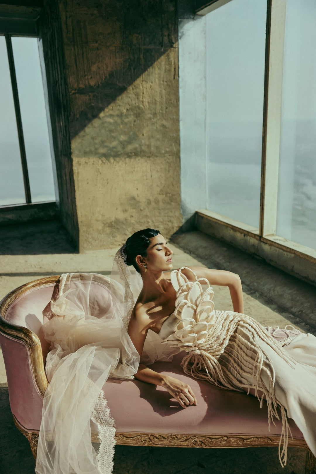 Layered Petal Gown