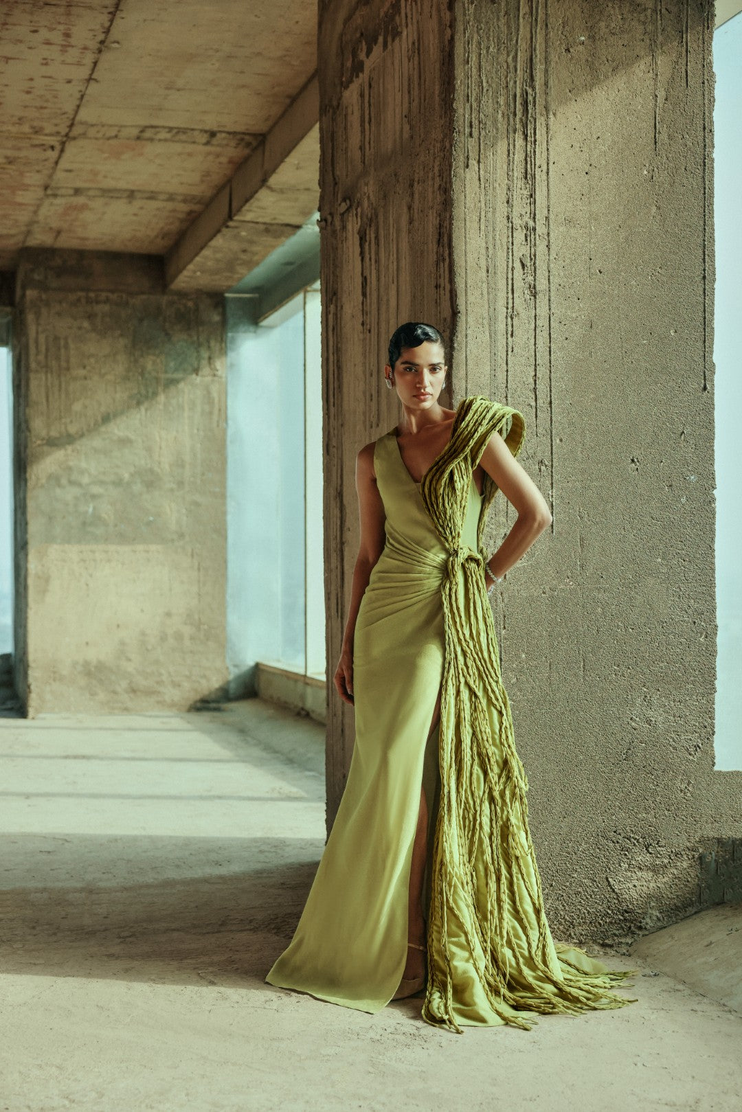 Entwined Drape Gown