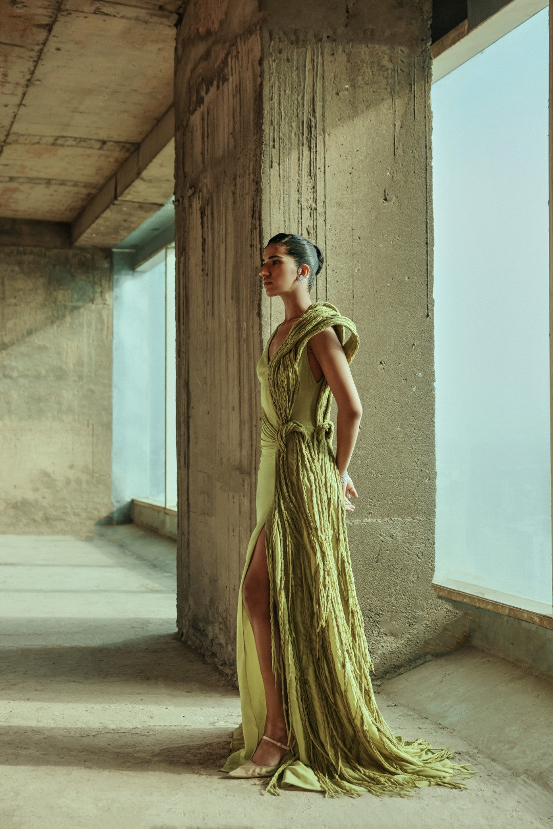 Entwined Drape Gown