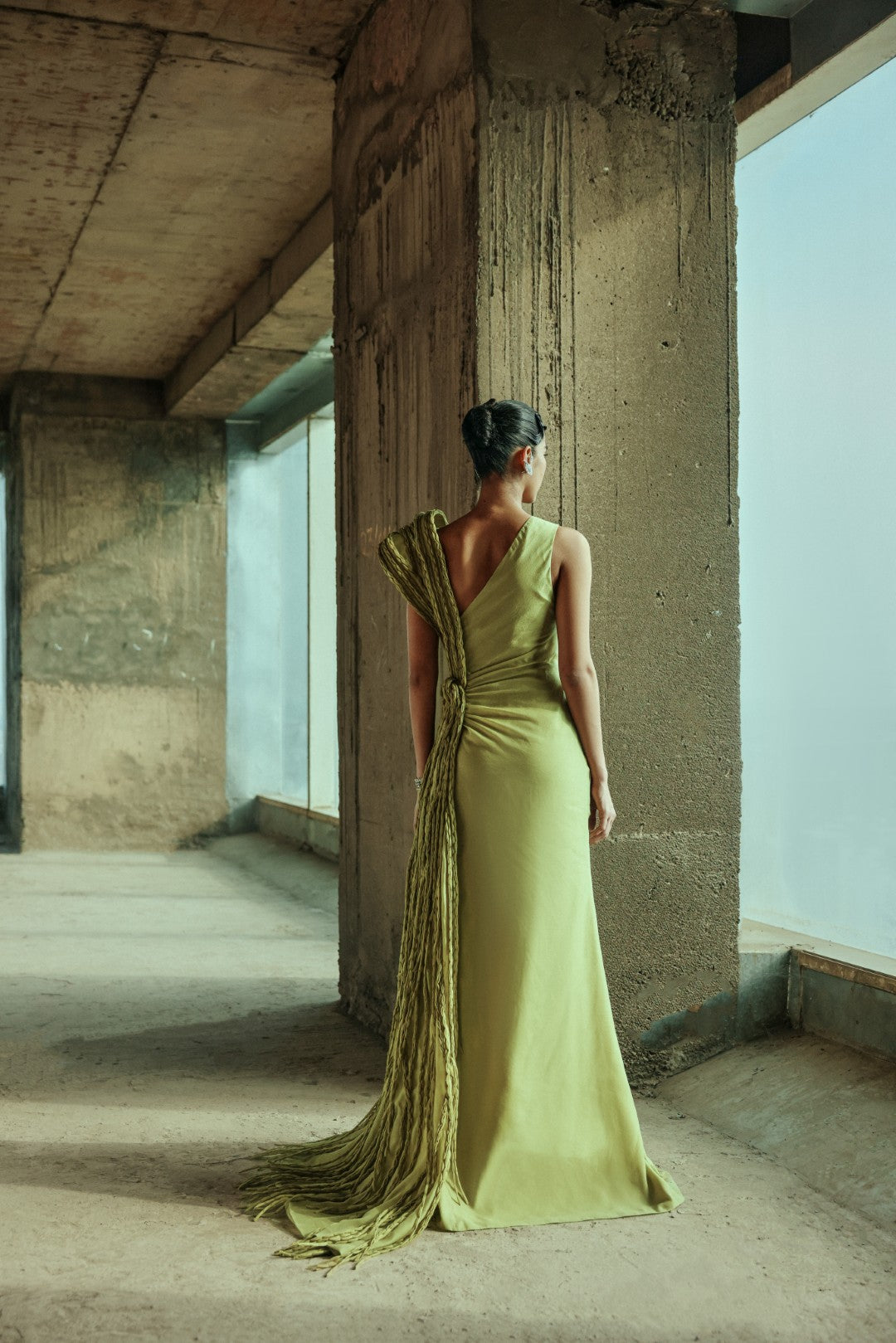 Entwined Drape Gown