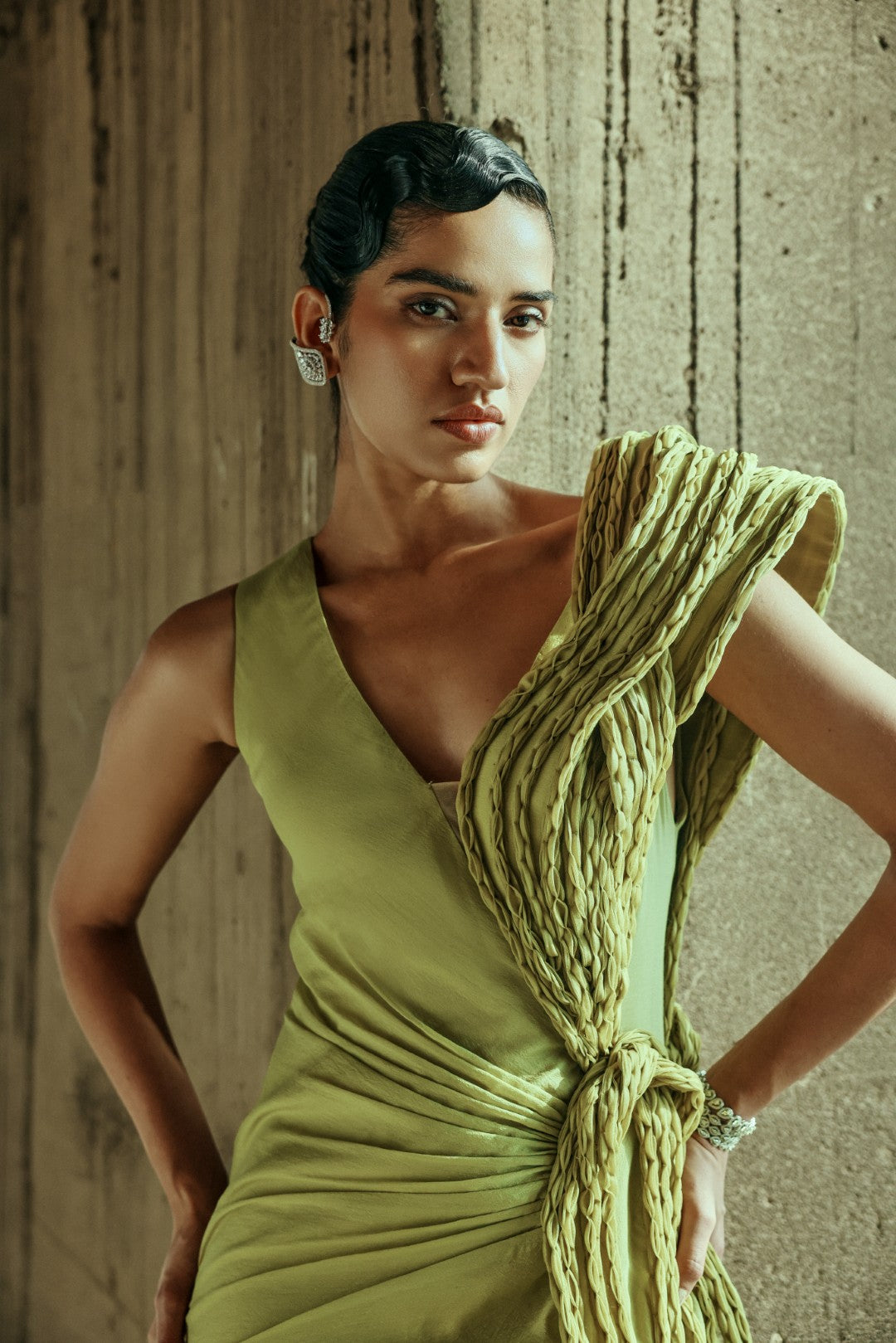 Entwined Drape Gown