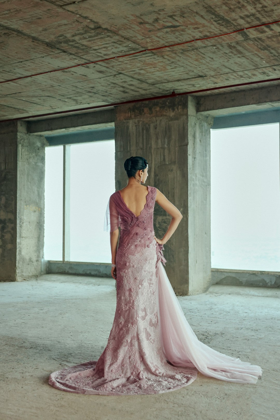 Botanical Embellished Gown