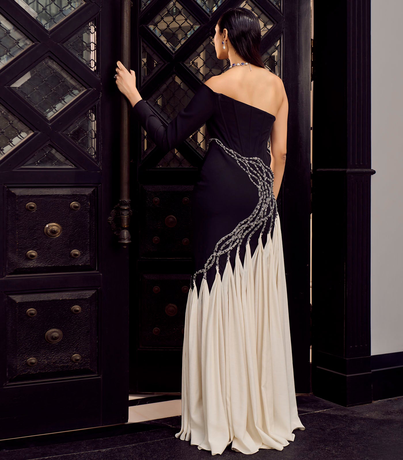 Off Shoulder Corset Gown